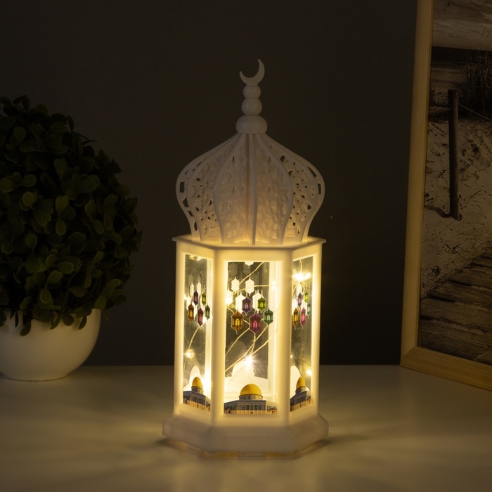 Светильник Светильник "Восточные мотивы" 3хААА белый 9,4х11х24,5см