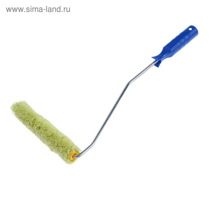 Мини-валик ТУНДРА, полиакрил, 150 мм, рукоятка d=6 мм, D=15 мм, ворс 12 мм, зеленый Мини-валик ТУНДРА, полиакрил, 150 мм, рукоятка d=6 мм, D=15 мм, ворс 12 мм, зеленый