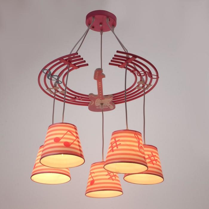 Люстра 86204/5 E27 40Вт розовый 59х54х27-107 см BayerLux