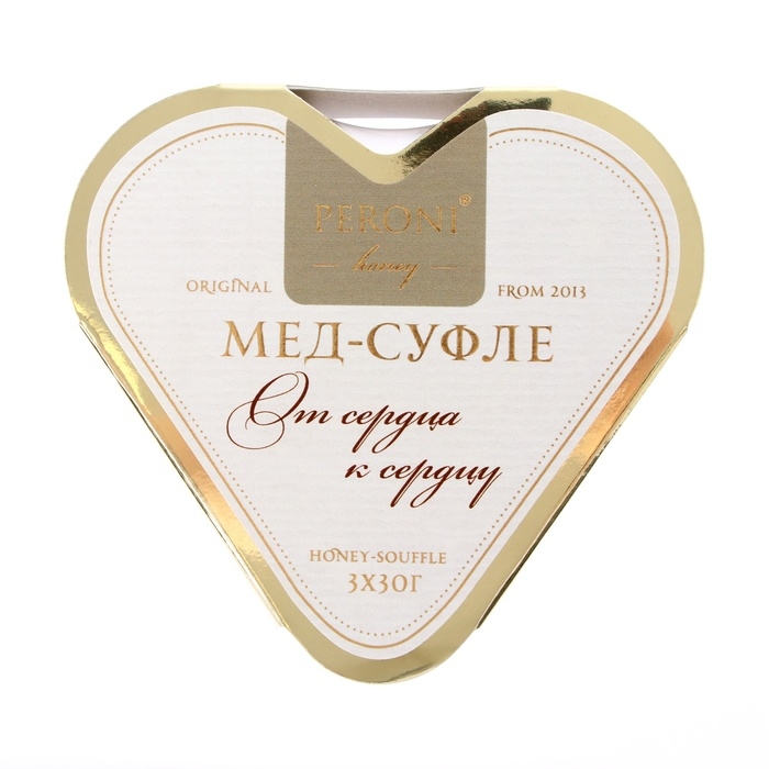 Набор мёда-суфле Peroni Набор мёда-суфле Peroni "От сердца к сердцу", белый, 90 г