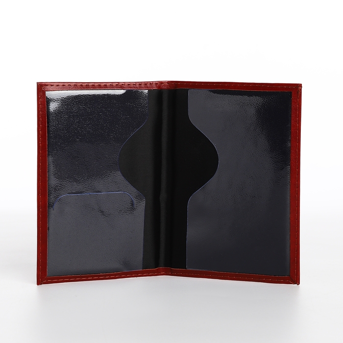 Обложка для паспорта, цвет рыжий Обложка для паспорта, цвет рыжий