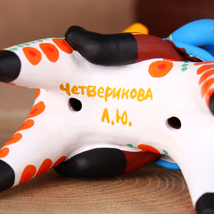 Дымковская игрушка  Дымковская игрушка "Всадник офицер", микс