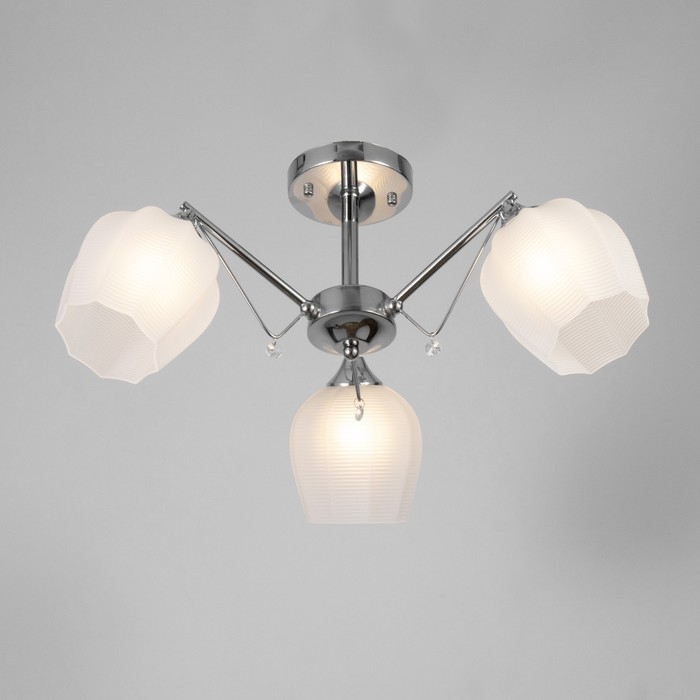 Люстра Люстра "Миранда" 3хЕ27 40Вт хром 59х59х26см BayerLux