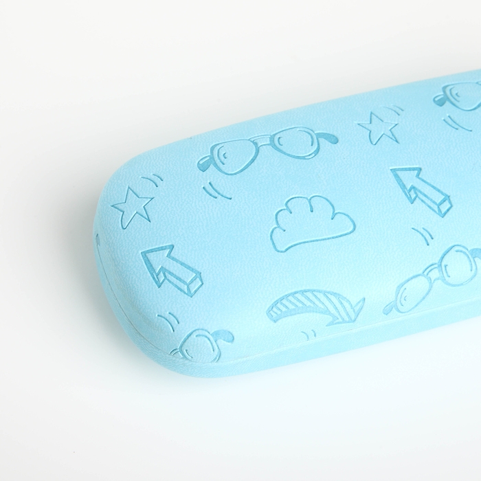 Футляр для очков на хлопушке «Выбражулька», длина 16 см, цвет голубой