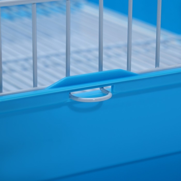 Клетка для птиц Bd-3/1o, раскрывающаяся крыша, 47,5 х 37 х 70 см, голубая Клетка для птиц Bd-3/1o, раскрывающаяся крыша, 47,5 х 37 х 70 см, голубая