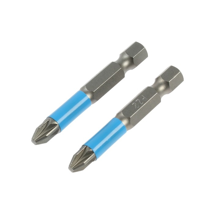 Биты ТУНДРА, намагниченные, сталь S2, PZ2 х 50 мм, 2 шт. Биты ТУНДРА, намагниченные, сталь S2, PZ2 х 50 мм, 2 шт.