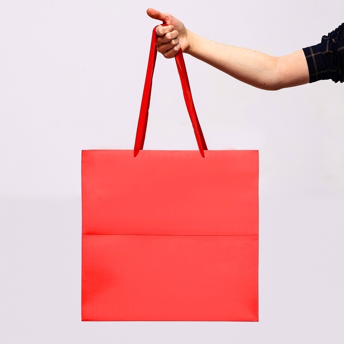 Пакет под торт, 40 х 40 х 40см, красный Пакет под торт, 40 х 40 х 40см, красный