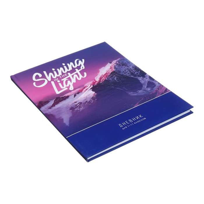 Дневник универсальный для 1-11 классов Shining in the light, твёрдая обложка, глянцевая ламинация, 40 листов