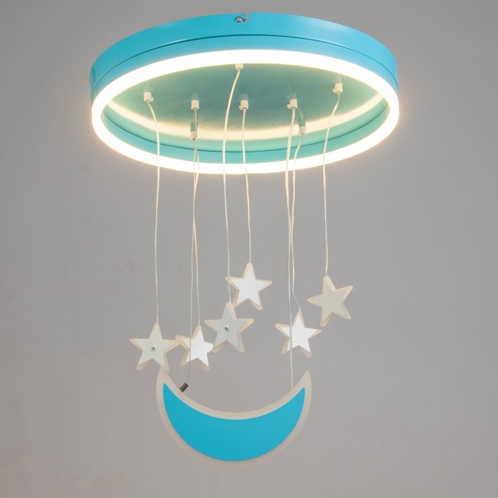 Люстра Люстра "Лунный свет" LED 58Вт синий 50х50х60 см BayerLux