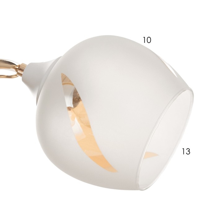 Люстра потолочная Николь 2хE27 40Вт Золото