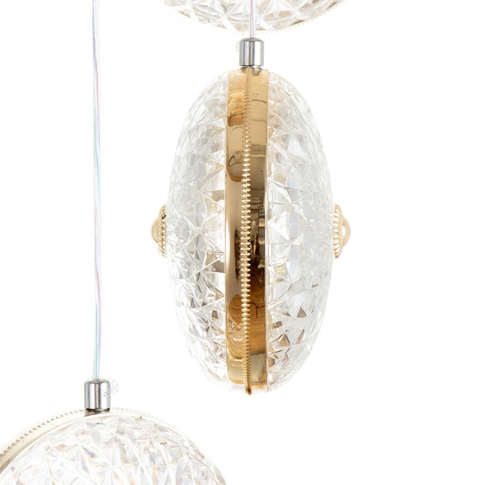 Каскад Каскад "Ледис" 10LED+3LED 99Вт ПДУ золото 40х40х200см BayerLux