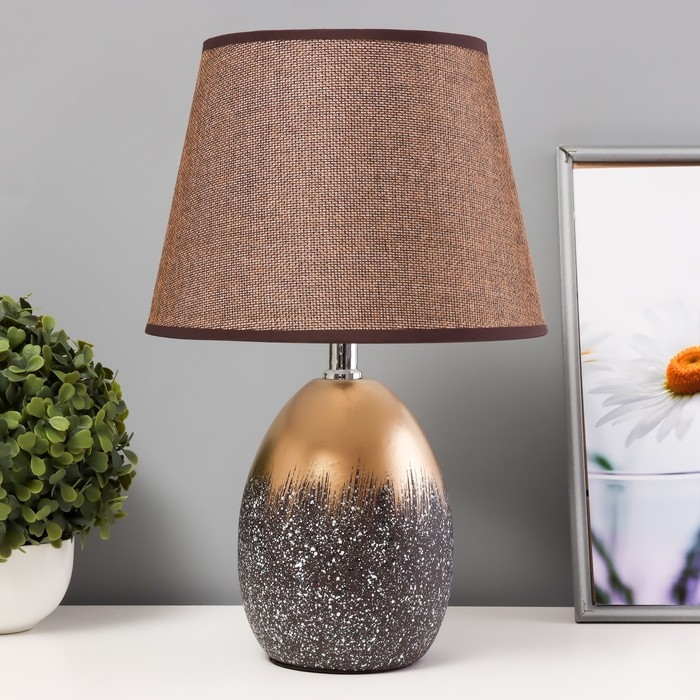 Настольная лампа Настольная лампа "Лиднер" Е14 40Вт черно-золотой 23х23х36 см