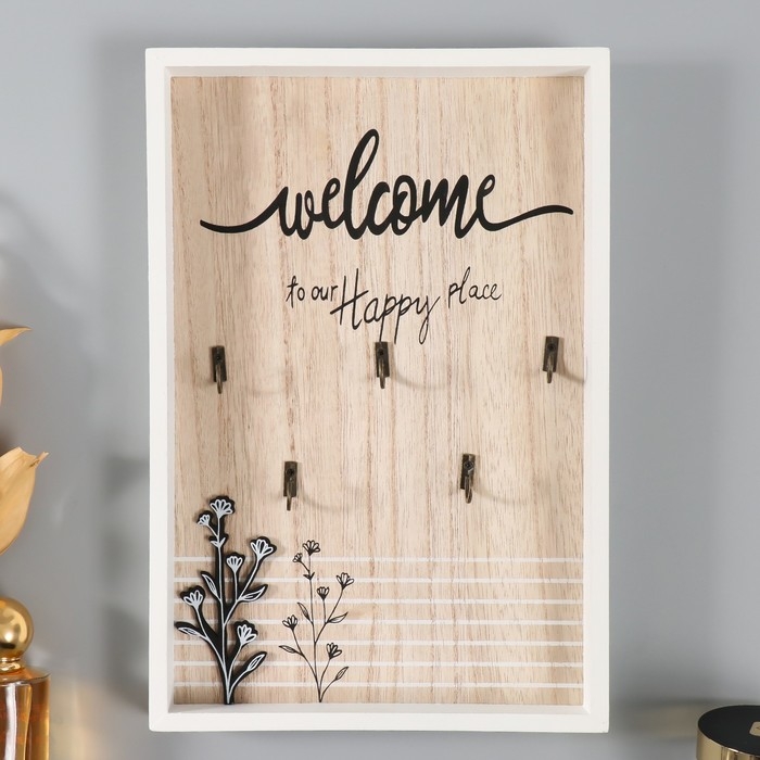 Крючки декоративные дерево Крючки декоративные дерево "Цветение" 20х30 см