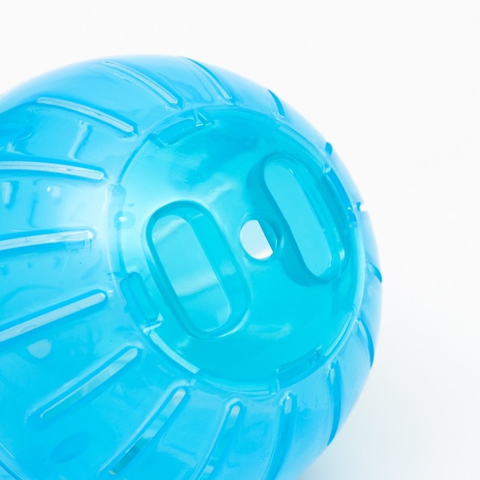 Набор для грызунов: шар 10 см и поилка 60 мл, голубой Набор для грызунов: шар 10 см и поилка 60 мл, голубой