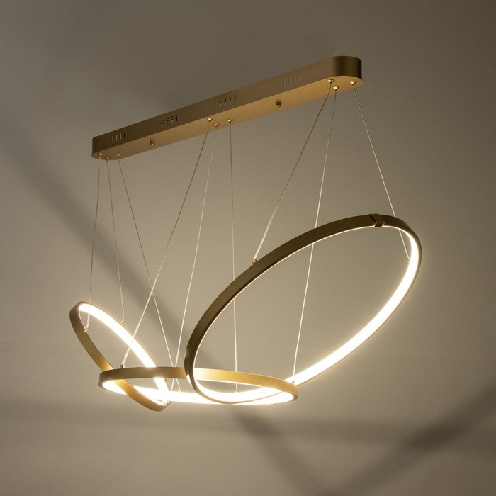 Светильник BayerLux Светильник BayerLux "Ринго" 3хLED 90Вт 4000К золото 78х50х100 см