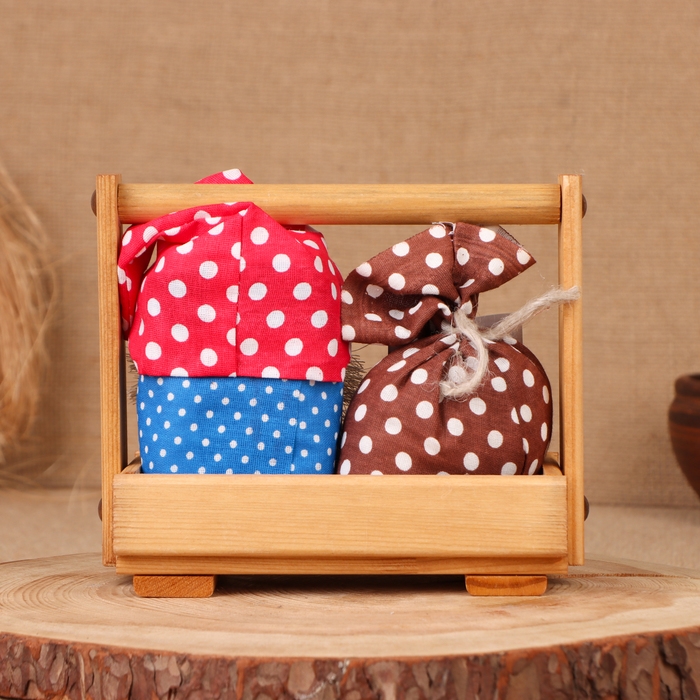 Оберег - домовой Оберег - домовой "Васёк в ящике", 15 х 16 см, микс