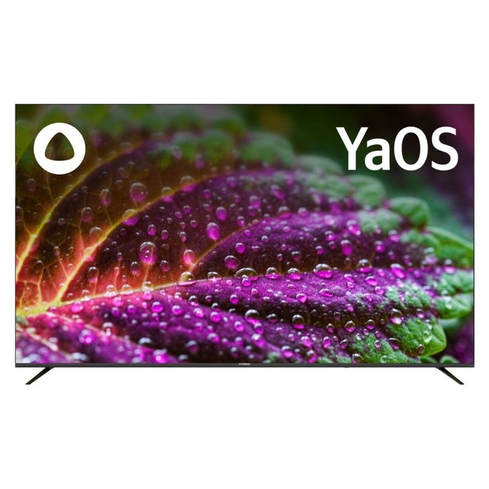 Телевизор LED Hyundai 75 Телевизор LED Hyundai 75" H-LED75BU7005 Яндекс.ТВ Frameless черный 4K Ultra HD 60Hz DVB-T D