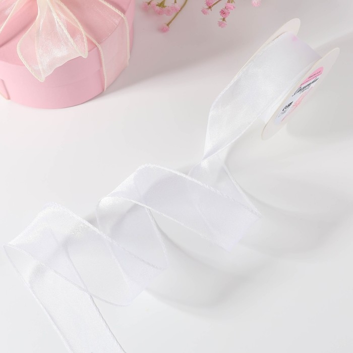 Лента капроновая «Волна», 50 мм, 10 ± 1 м, цвет белый Лента капроновая «Волна», 50 мм, 10 ± 1 м, цвет белый