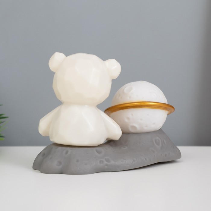 Светильник Светильник "Медвежонок у сатурна" 2Вт LED LR44 5х8х13см