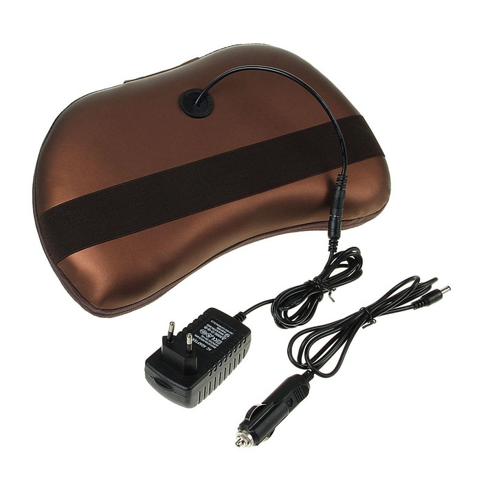 Массажёр для шеи Luazon LEM-26, 25 Вт, ИК-подогрев, 220/12 В Массажёр для шеи Luazon LEM-26, 25 Вт, ИК-подогрев, 220/12 В