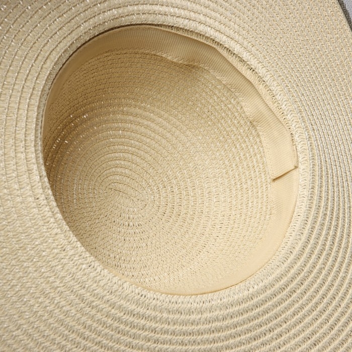 Шляпа женская MINAKU, цв. бежевый, р-р 58