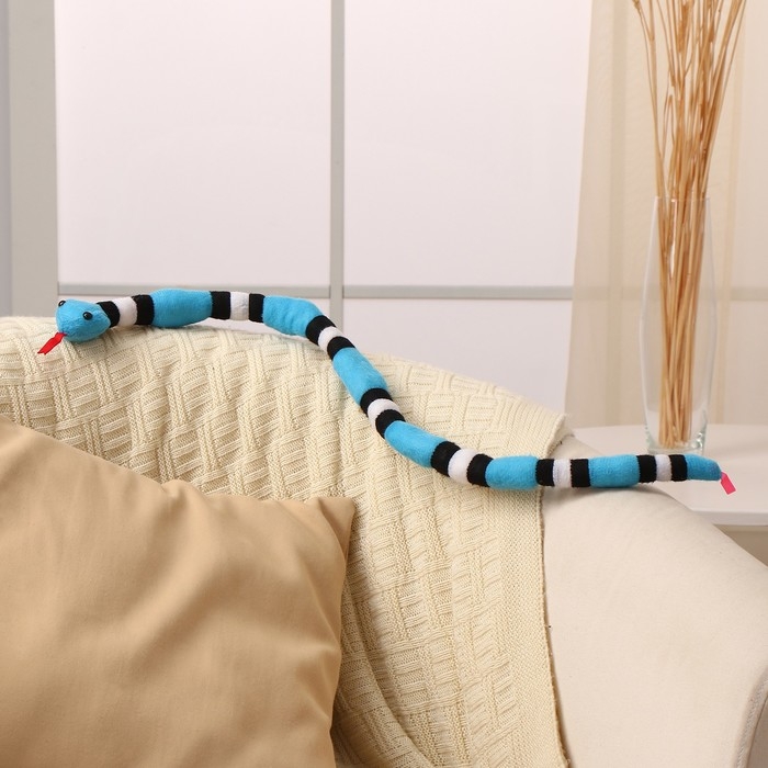 Новый год! Мягкая игрушка «Змея», 70 см, цвет МИКС Новый год! Мягкая игрушка «Змея», 70 см, цвет МИКС