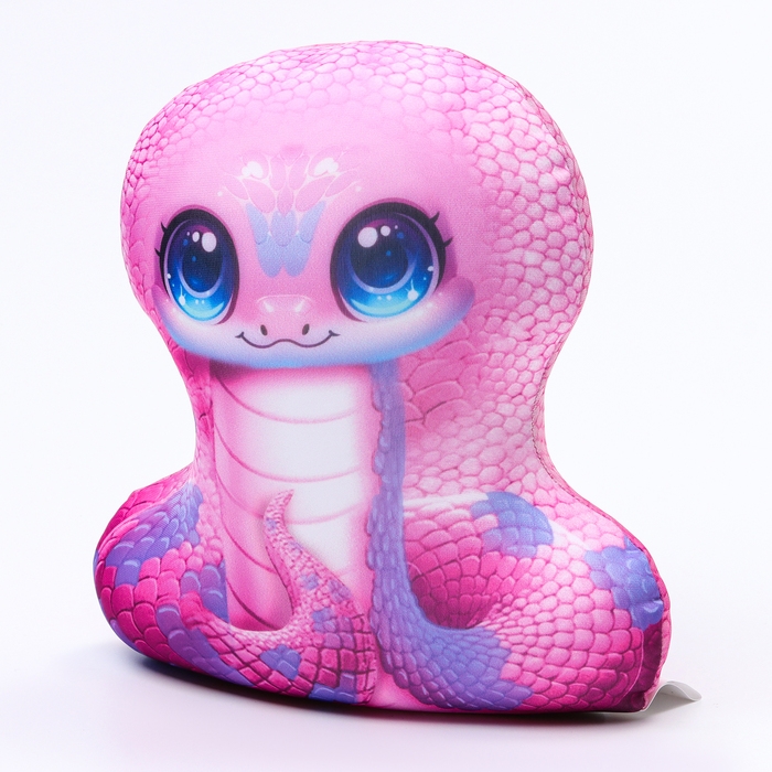 Новый год! Антистресс игрушка &laquo;Змея&raquo;, розовая