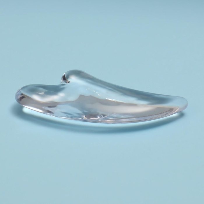 Массажёр Гуаша «Сердце», 11 × 6 см, цвет прозрачный Массажёр Гуаша «Сердце», 11 × 6 см, цвет прозрачный