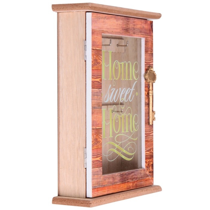 Ключница с дверкой Ключница с дверкой "Home sweet home", 5,5 х 18 х 24 см