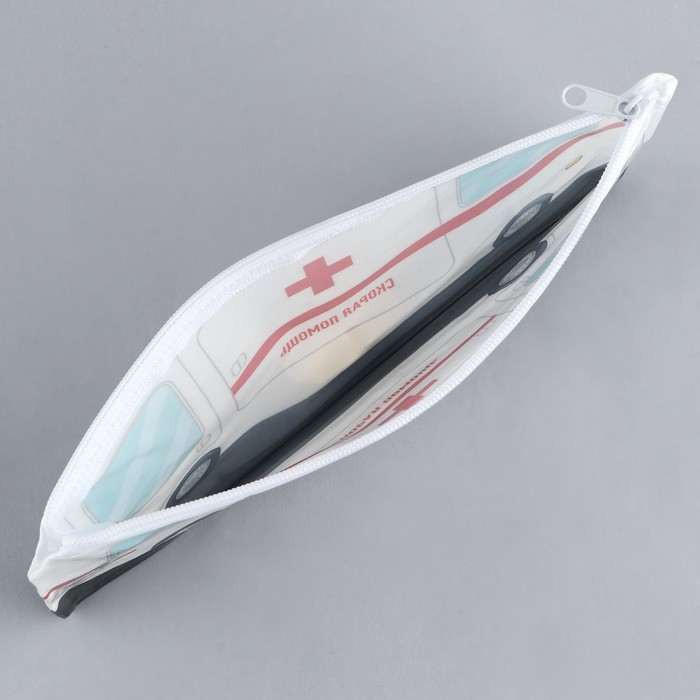 Аптечка дорожная плоская  Аптечка дорожная плоская "Скорая помощь", 20,5*9,5 см,