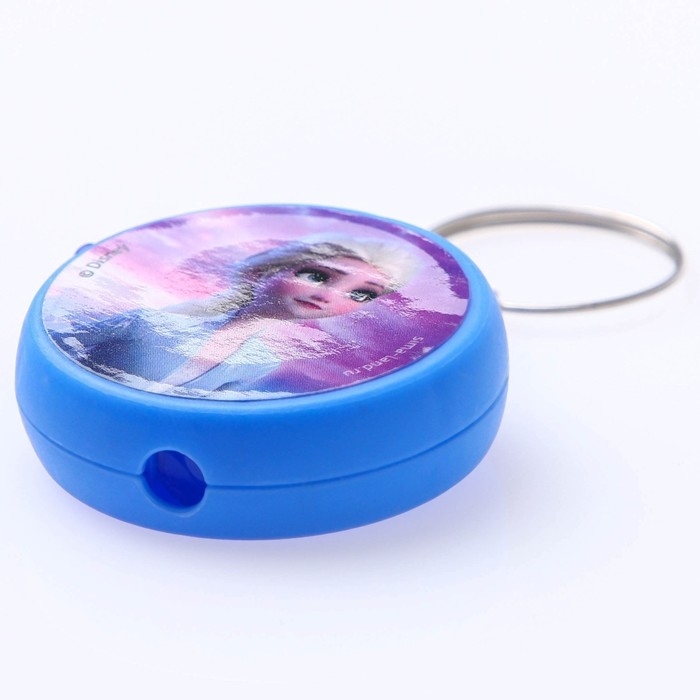 Проектор-брелок «Холодное сердце», свет, цвет синий Проектор-брелок «Холодное сердце», свет, цвет синий