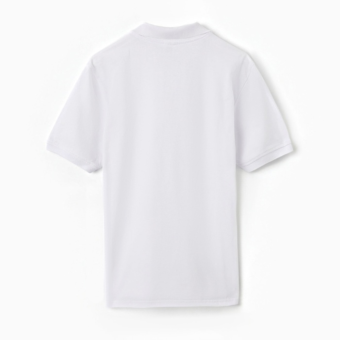 Футболка мужская поло, цвет белый, размер 56