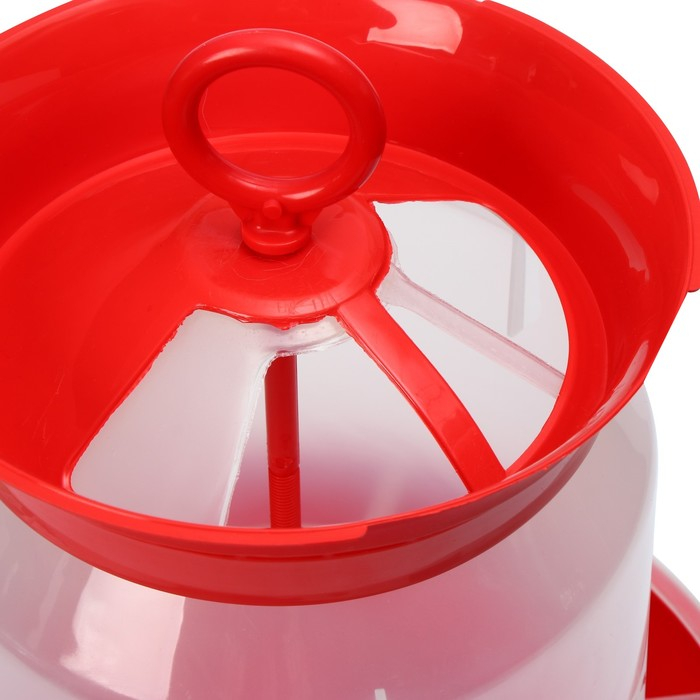 Кормушка бункерная для домашней птицы на 10 кг, пластик Кормушка бункерная для домашней птицы на 10 кг, пластик