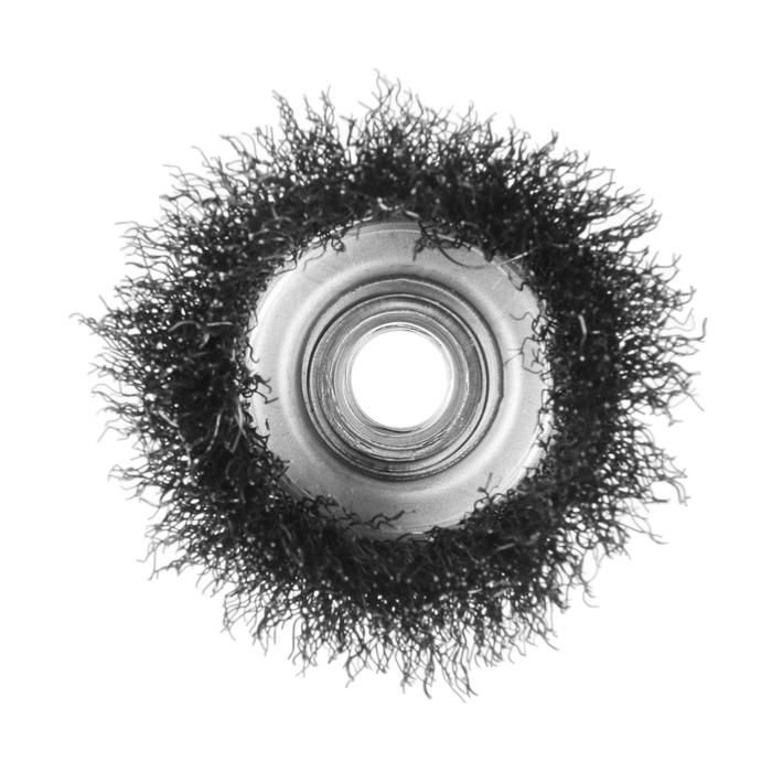 Щетка металлическая для УШМ ТУНДРА, Щетка металлическая для УШМ ТУНДРА, "чашка", М14, 65 мм