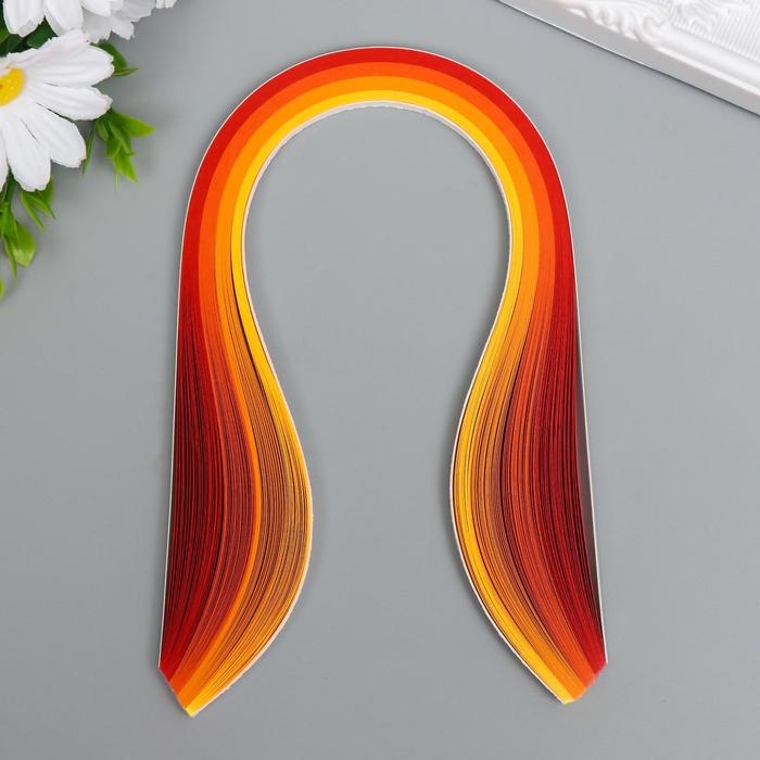 Полоски для квиллинга 100 полосок плотность 120 гр Полоски для квиллинга 100 полосок плотность 120 гр "Жёлтый оранж" ширина 0,5 см длина 39 см 517733