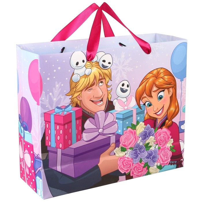 Пакет подарочный, 31х26х11 см, упаковка, Холодное сердце Пакет подарочный, 31х26х11 см, упаковка, Холодное сердце