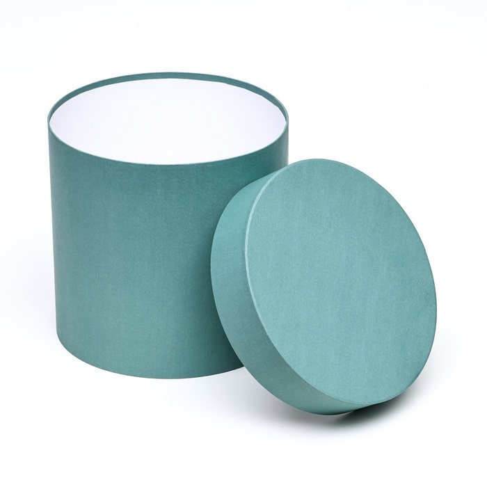 Шляпная коробка, изумрудная, 18 х 18 см Шляпная коробка, изумрудная, 18 х 18 см