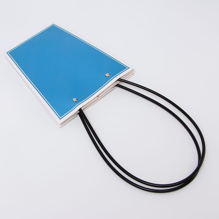 Сумка для цветов синяя влагостойкая, 17x17-11.5x11.5-20 см 4 Сумка для цветов синяя влагостойкая, 17x17-11.5x11.5-20 см 4