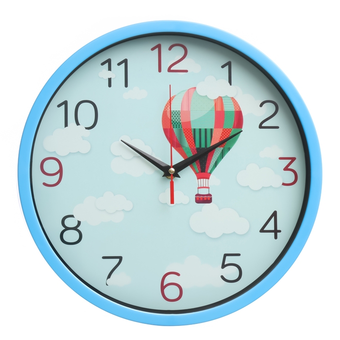 Часы настенные Часы настенные "Воздушный шар", d-30 см, плавный ход