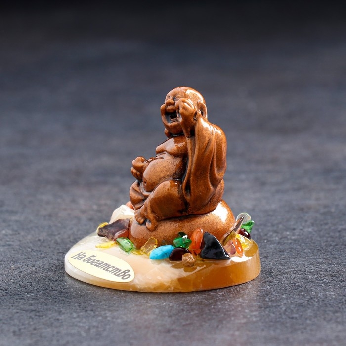 Сувенир "Хотей", селенит, минералы, 9 см