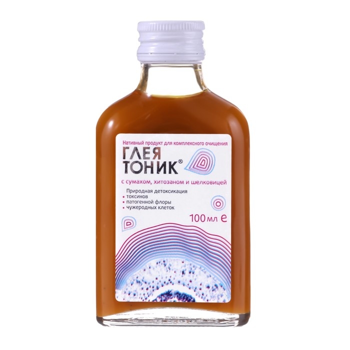 Бальзам Глеятоник с сумахом, хитозаном и шелковицей, детоксация токсинов, 100 мл Бальзам Глеятоник с сумахом, хитозаном и шелковицей, детоксация токсинов, 100 мл