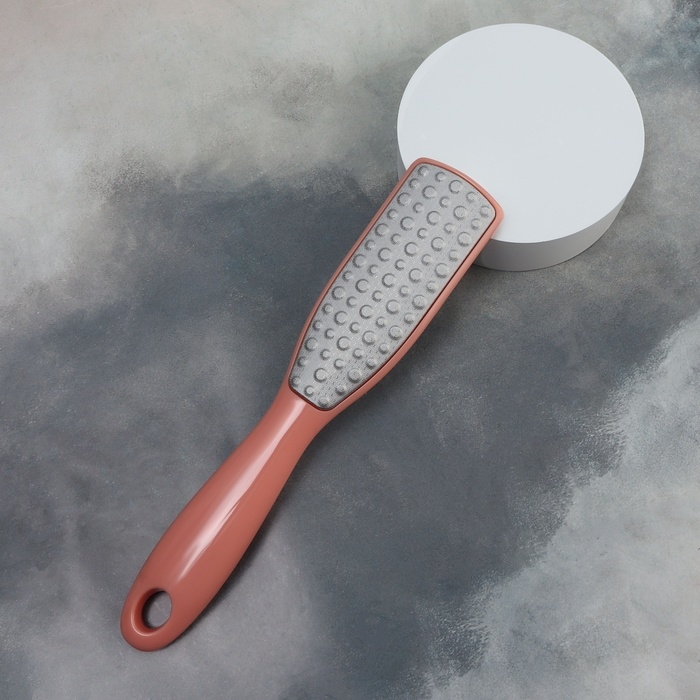 Пилка для ног, трапеция, лазерная, двусторонняя, 24,5 см, цвет розовый Пилка для ног, трапеция, лазерная, двусторонняя, 24,5 см, цвет розовый