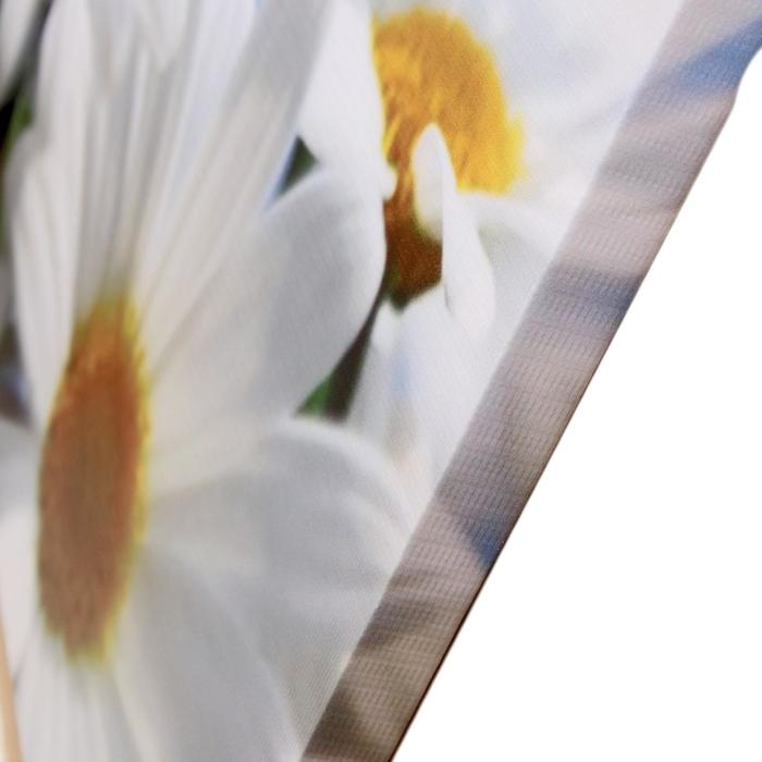 Модульная картина  Модульная картина "Белые ромашки" (3-35х35) 35х105 см