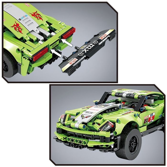 Конструктор инерционный «Спорткар», коллекционная модель, 501 деталь Конструктор инерционный «Спорткар», коллекционная модель, 501 деталь