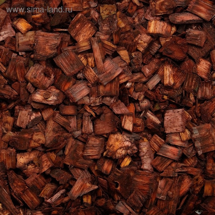 Щепа декоративная, коричневая 60л. Щепа декоративная, коричневая 60л.