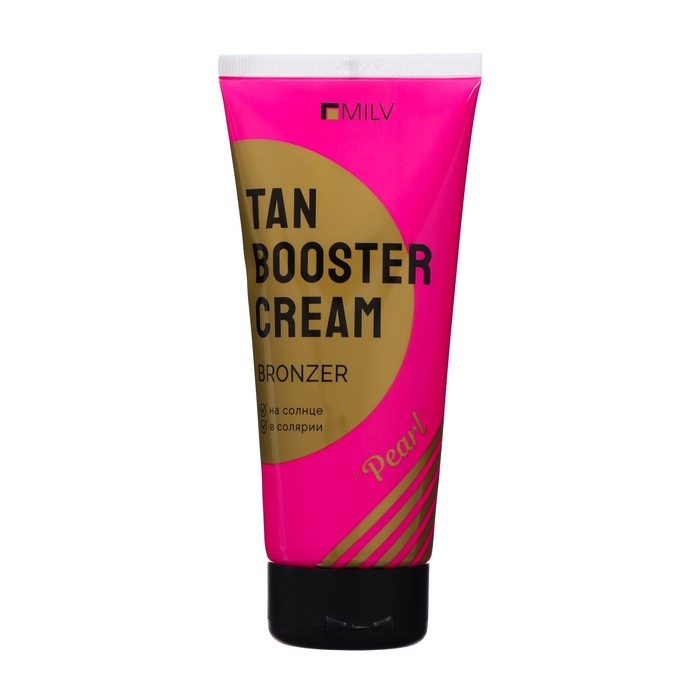 Крем-усилитель загара на солнце с бронзатором MILV роза, бергамот, пачули, 200 мл Крем-усилитель загара на солнце с бронзатором MILV роза, бергамот, пачули, 200 мл