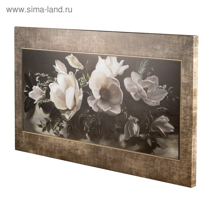 Картина на холсте Картина на холсте "Цветочная композиция" 60*100 см