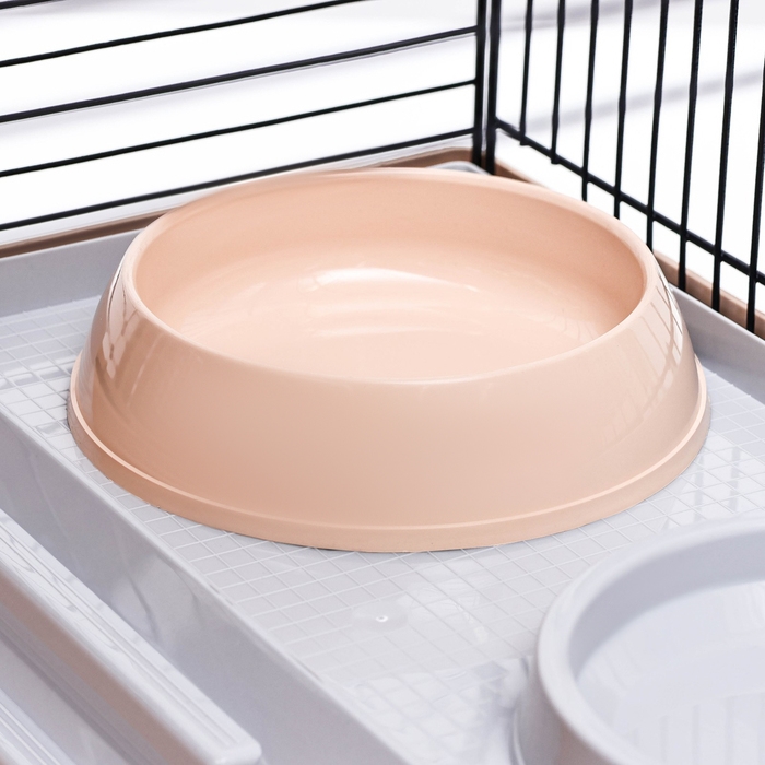 Клетка для шиншиллы Клетка для шиншиллы "Пижон" №19, разборная, 58 х 40 х 49, бежевая