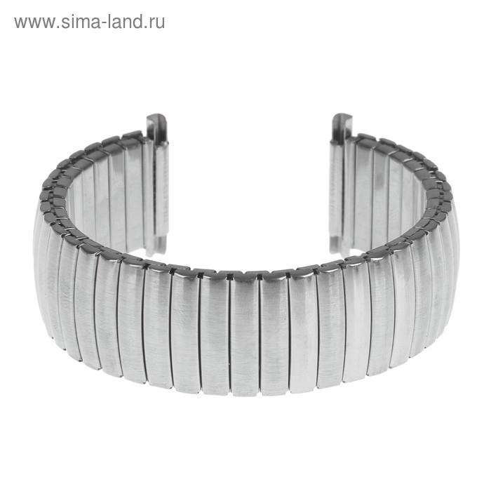 Ремешок для часов 20 мм, металл, серебряный