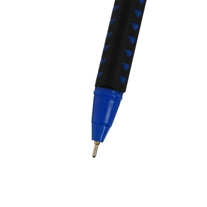 Ручка шариковая Berlingo  Ручка шариковая Berlingo "Triangle Twin", 0,7 мм, игольчатый стержень, синяя 309748